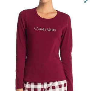 Calvin Klein pajama set, shirt, shorts and pants.